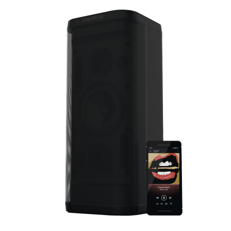Reloop Groove Blaster BT przenośny głośnik z wysokim ciśnieniem akustycznym (SPL) i masywnym basem. Reloop Groove Blaster BT przenośny głośnik z wysokim ciśnieniem akustycznym (SPL) i masywnym basem.