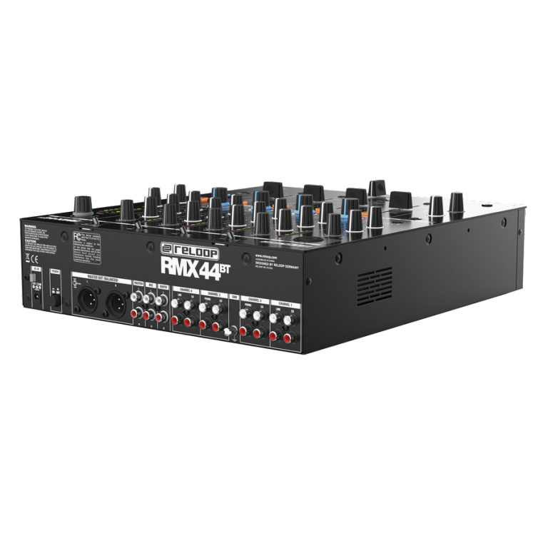 Reloop RMX-44 BT 4-kanałowy mikser klubowy Bluetooth Reloop RMX-44 BT 4-kanałowy mikser klubowy Bluetooth