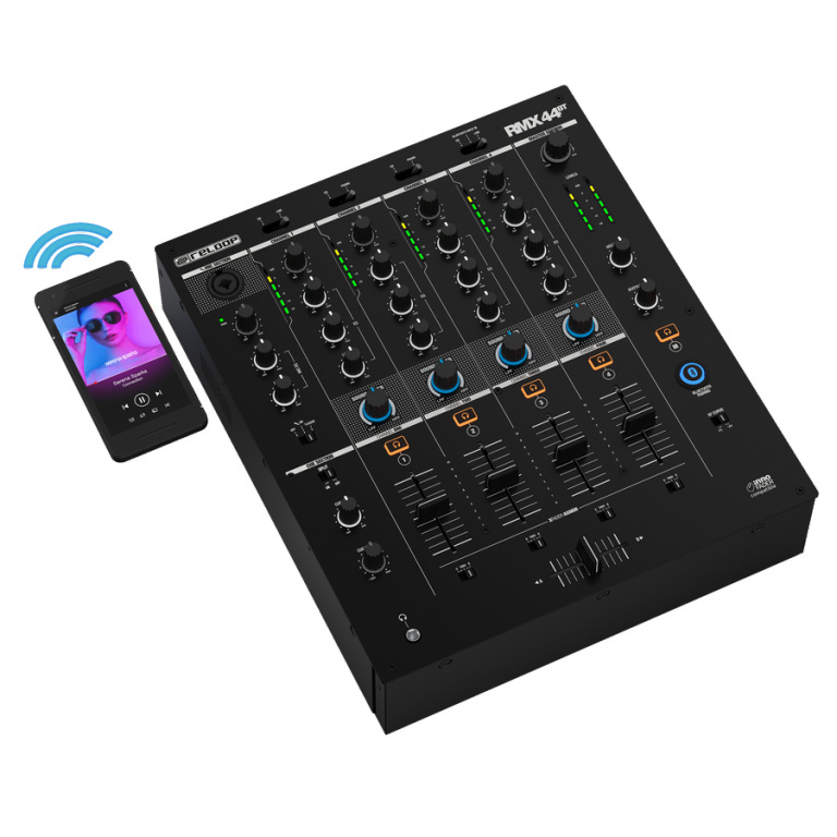 Reloop RMX-44 BT 4-kanałowy mikser klubowy Bluetooth Reloop RMX-44 BT 4-kanałowy mikser klubowy Bluetooth