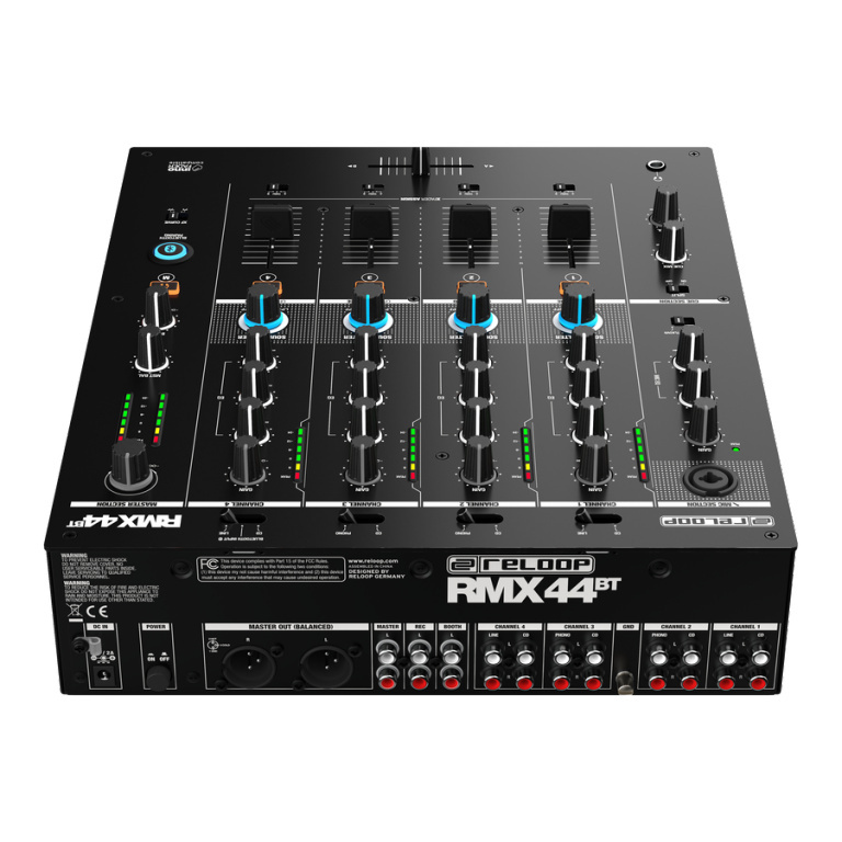 Reloop RMX-44 BT 4-kanałowy mikser klubowy Bluetooth Reloop RMX-44 BT 4-kanałowy mikser klubowy Bluetooth