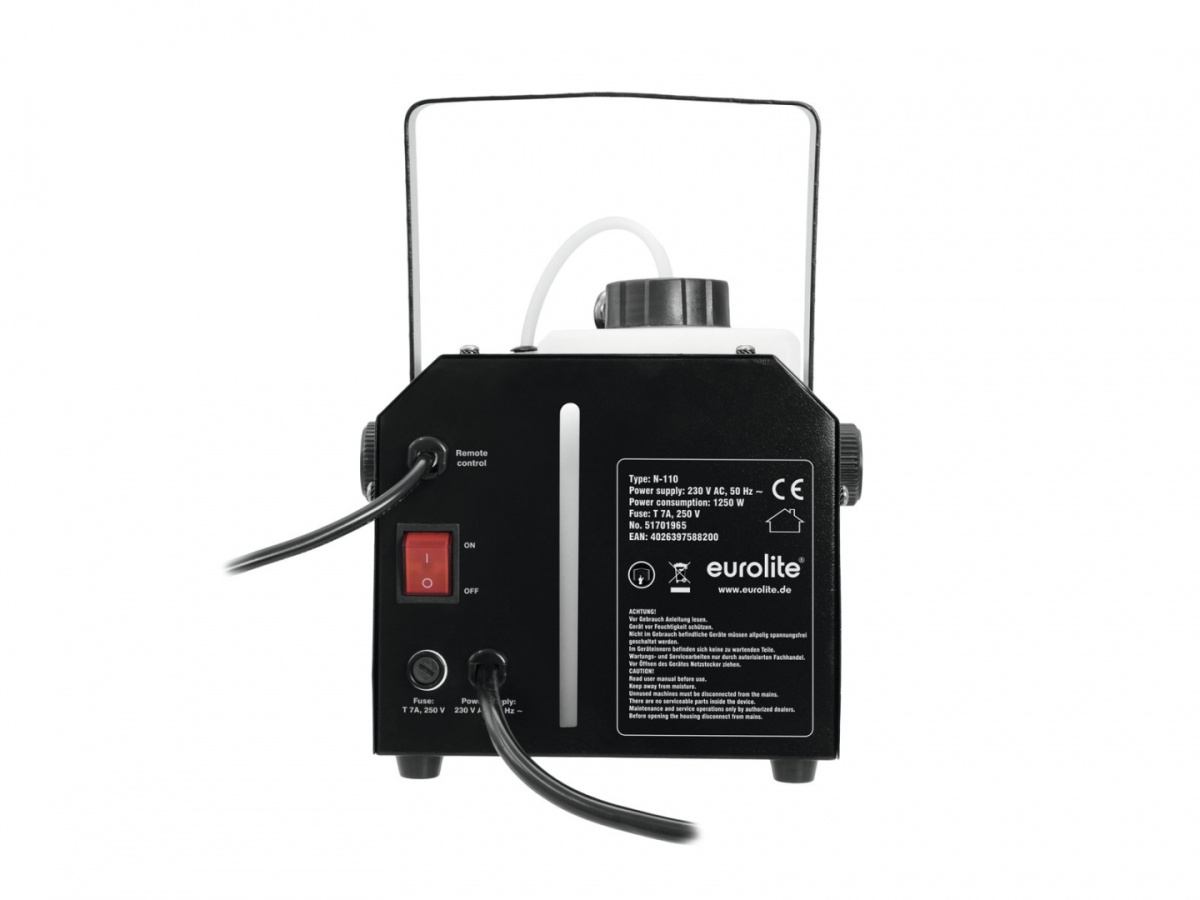 wytwornica dymu, mgły EUROLITE N-110 , 1250W wytwornica dymu, mgły EUROLITE N-110 , 1250W