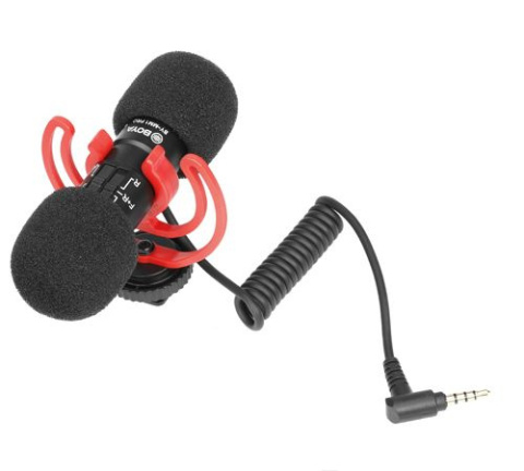 BOYA BY-MM1 PRO Podwójny mikrofon stereofoniczny do smartfona, komputera i innych. BOYA BY-MM1 PRO Podwójny mikrofon stereofoniczny do smartfona, komputera i innych.