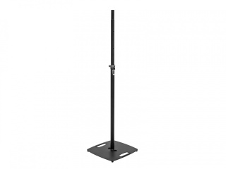 BPS-2 stand - statyw kolumnowy fi 35 z płaską podstawą 110-200 cm czarny
