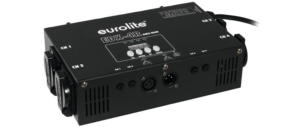 EUROLITE - DIMMER EDX-4RT dmx rdm truss dimmer pack EUROLITE - DIMMER EDX-4RT dmx rdm truss dimmer pack