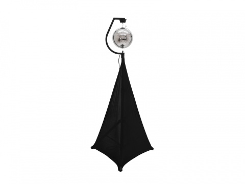 EUROLITE uchwyt z silnikiem do kul lustrzanych max 50 cm czarny EUROLITE uchwyt z silnikiem do kul lustrzanych max 50 cm czarny