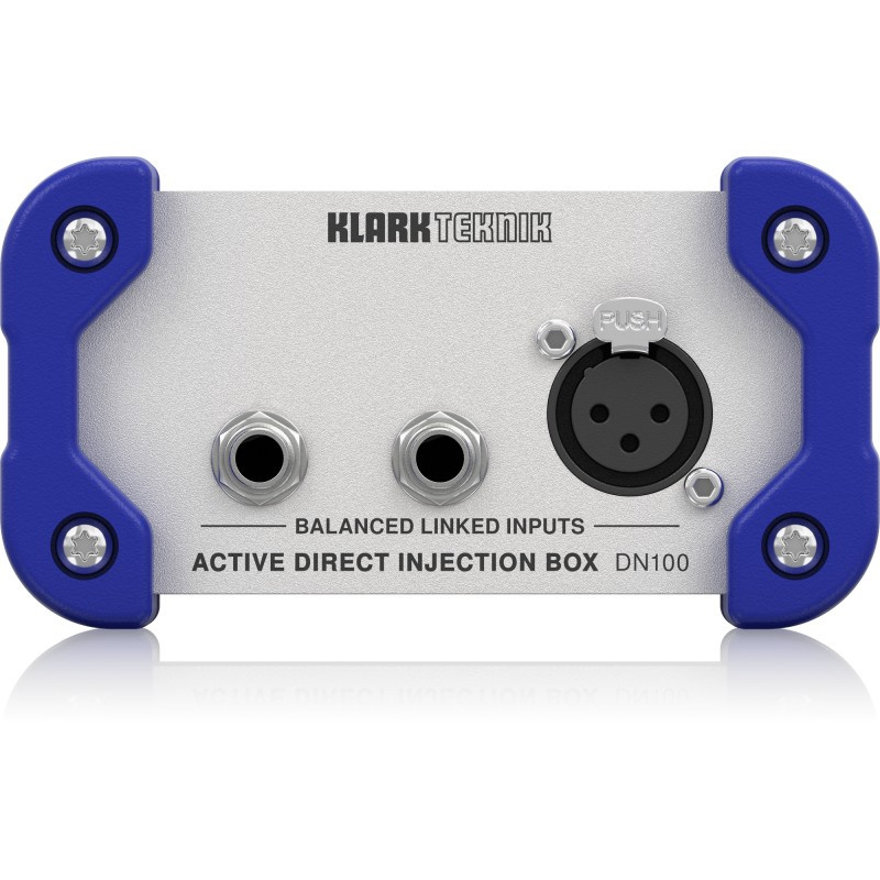 Klark Teknik DN100 V2 DI-Box aktywny o poszerzonym zakresie dynamiki Klark Teknik DN100 V2 DI-Box aktywny o poszerzonym zakresie dynamiki