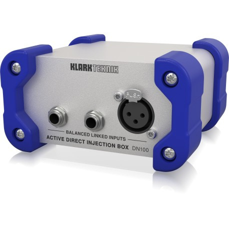 Klark Teknik DN100 V2 DI-Box aktywny o poszerzonym zakresie dynamiki Klark Teknik DN100 V2 DI-Box aktywny o poszerzonym zakresie dynamiki