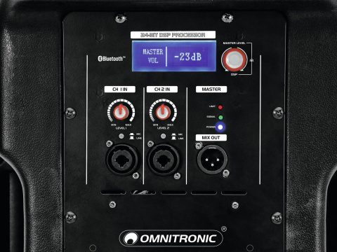 OMNITRONIC XKB-212A Głośnik 2-drożny, aktywny, DSP OMNITRONIC XKB-212A Głośnik 2-drożny, aktywny, DSP