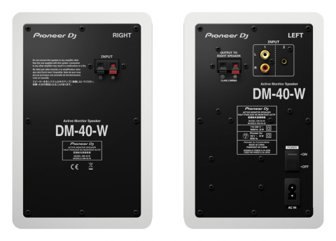 PioneerDJ DM-40 -W Monitory DJ PioneerDJ DM-40 -W Monitory DJ