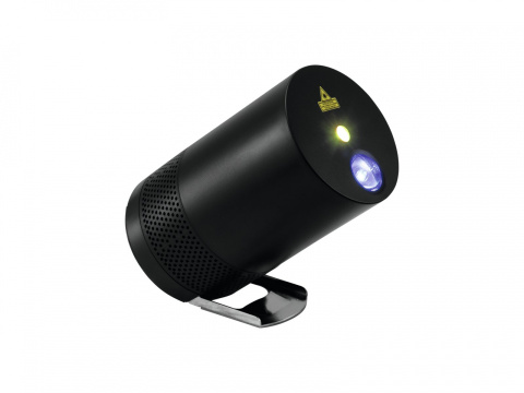Przenośny głośnik Bluetooth z efektem laserowym i niebieskim nastrojowym oświetleniem Przenośny głośnik Bluetooth z efektem laserowym i niebieskim nastrojowym oświetleniem