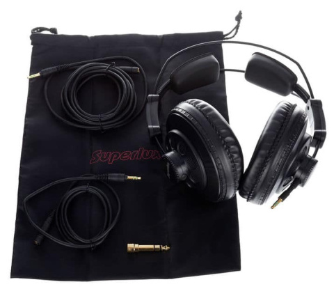 SUPERLUX HD668B STUDYJNE SŁUCHAWKI WOKÓŁUSZNE SUPERLUX HD668B STUDYJNE SŁUCHAWKI WOKÓŁUSZNE