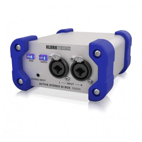 DI BOX aktywny stereo Klark Teknik DN200 V2 DI BOX aktywny stereo Klark Teknik DN200 V2
