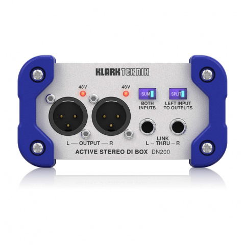 DI BOX aktywny stereo Klark Teknik DN200 V2 DI BOX aktywny stereo Klark Teknik DN200 V2