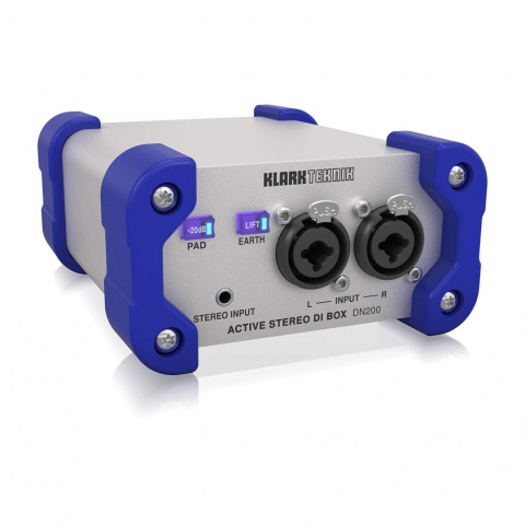 DI BOX aktywny stereo Klark Teknik DN200 V2 DI BOX aktywny stereo Klark Teknik DN200 V2