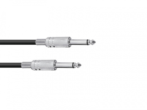 Kabel OMNITRONIC Jack 6,3 mono 6m bk Kabel OMNITRONIC Jack 6,3 mono 6m bk