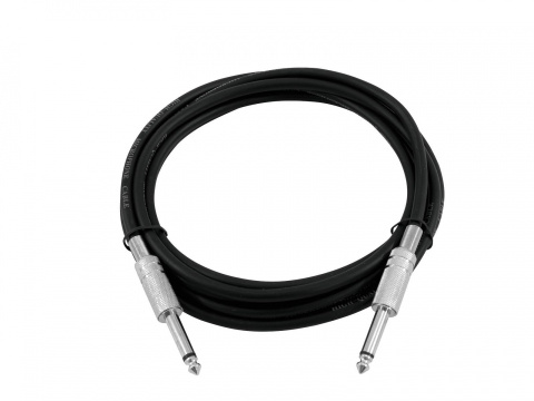Kabel OMNITRONIC Jack 6,3 mono 6m bk Kabel OMNITRONIC Jack 6,3 mono 6m bk