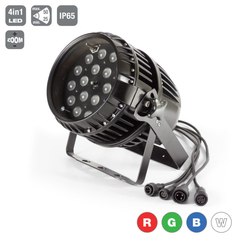 LED PAR 64 18x10W RGBW 4w1 ZOOM IP65 LED PAR 64 18x10W RGBW 4w1 ZOOM IP65
