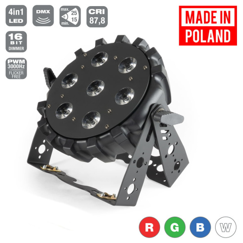 LED PAR 64 SLIM -Wireless DMX- 7x10W RGBW Mk2