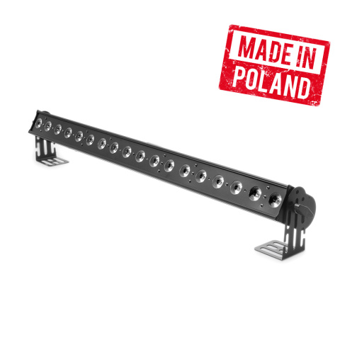LED WASHER 18x10W RGBW 4w1 - 3 SEKCJE Mk2 25° LED WASHER 18x10W RGBW 4w1 - 3 SEKCJE Mk2 25°
