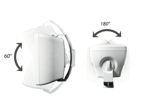 OMNITRONIC OD-8T 100 V biały - Para głośników ściennych odpornych na warunki atmosferyczne (IP65) OMNITRONIC OD-8T 100 V biały - Para głośników ściennych odpornych na warunki atmosferyczne (IP65)