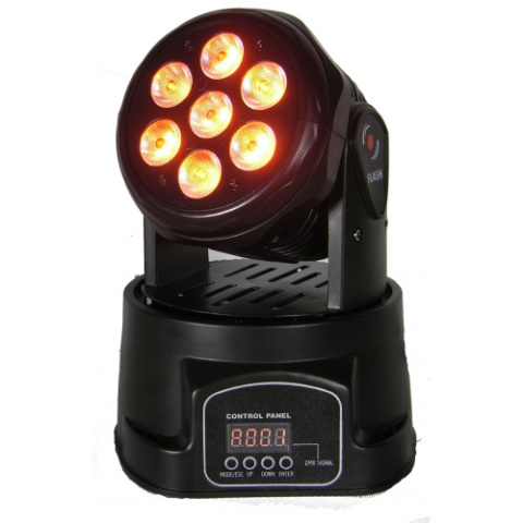 Ruchoma głowica LED MH 7x10 RGBW 4in1 Ruchoma głowica LED MH 7x10 RGBW 4in1
