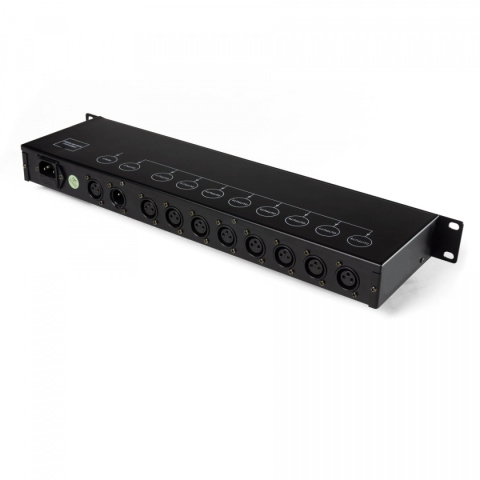 Splitter DMX - 8 portów DMX + (DMX In/DMX Out) Splitter DMX - 8 portów DMX + (DMX In/DMX Out)