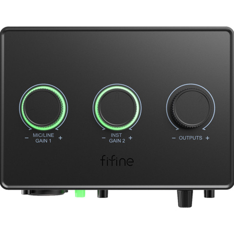 FIFINE AMPLI1 MIKSER AUDIO INTERFEJS XLR PHANTOM +48V FIFINE AMPLI1 MIKSER AUDIO INTERFEJS XLR PHANTOM +48V