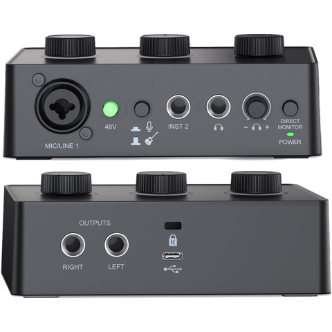 FIFINE AMPLI1 MIKSER AUDIO INTERFEJS XLR PHANTOM +48V FIFINE AMPLI1 MIKSER AUDIO INTERFEJS XLR PHANTOM +48V