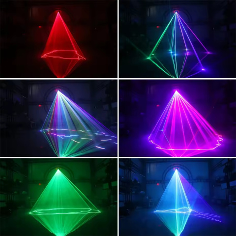 LASER RGB GEOMETRIC 500mW projektor laserowy rzutnik sceniczny LASER RGB GEOMETRIC 500mW projektor laserowy rzutnik sceniczny