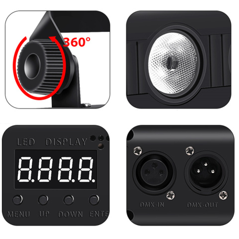 LIGHT4ME DECO BAR 8 RGBW listwa oświetleniowa dekoracja światłem wall washer 9x4W LED pilot bezprzewodowy LIGHT4ME DECO BAR 8 RGBW listwa oświetleniowa dekoracja światłem wall washer 9x4W LED pilot bezprzewodowy