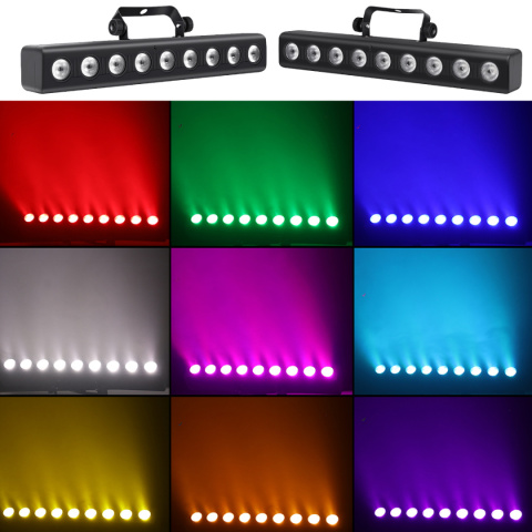 LIGHT4ME DECO BAR 8 RGBW listwa oświetleniowa dekoracja światłem wall washer 9x4W LED pilot bezprzewodowy LIGHT4ME DECO BAR 8 RGBW listwa oświetleniowa dekoracja światłem wall washer 9x4W LED pilot bezprzewodowy