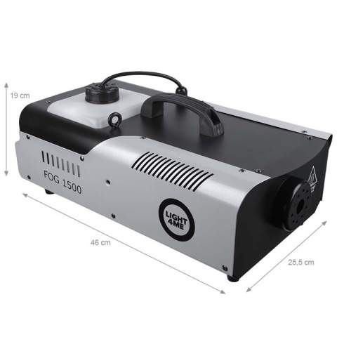 LIGHT4ME FOG 1500 wytwornica dymu mgły pilot LIGHT4ME FOG 1500 wytwornica dymu mgły pilot