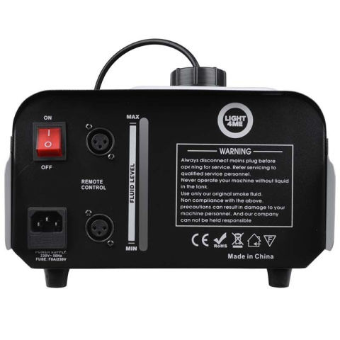 LIGHT4ME FOG 1500 wytwornica dymu mgły pilot LIGHT4ME FOG 1500 wytwornica dymu mgły pilot