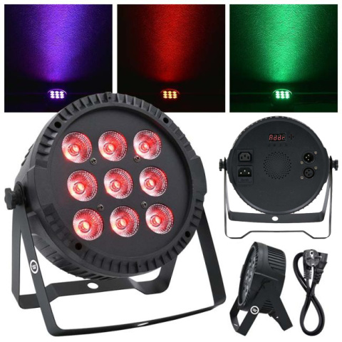 LIGHT4ME PAR RGBW 9x10 reflektor sceniczny LED LIGHT4ME PAR RGBW 9x10 reflektor sceniczny LED