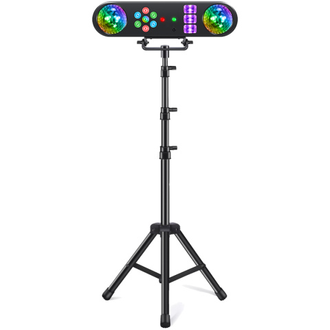 MAGIC BAR 2 multiefekt świetlny na imprezę Magic Ball biały stroboskop UV 2x laser R/G pilot bezprzewodowy statyw zestaw MAGIC BAR 2 multiefekt świetlny na imprezę Magic Ball biały stroboskop UV 2x laser R/G pilot bezprzewodowy statyw zestaw