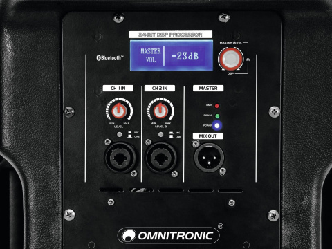 OMNITRONIC XKB-215A Głośnik 2-drożny, aktywny, DSP OMNITRONIC XKB-215A Głośnik 2-drożny, aktywny, DSP