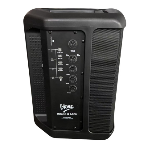 V-TONE OrionX 8 ACCU akumulatorowa kolumna aktywna czarna 8" Bluetooth AUX Phantom 80W RMS 6000 mAh V-TONE OrionX 8 ACCU akumulatorowa kolumna aktywna czarna 8" Bluetooth AUX Phantom 80W RMS 6000 mAh