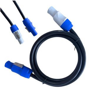 przewód POWERCON IN/OUT 2M kabel do transferu zasilania 3x2,5 mm² IP20 podaj dalej