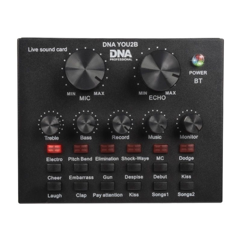 zestaw do domowego studia DNA YOU2B - mikrofon interfejs audio statyw okablowanie zestaw do domowego studia DNA YOU2B - mikrofon interfejs audio statyw okablowanie