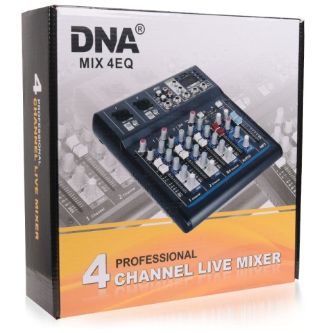 DNA MIX 4 EQ mikser audio USB MP3 Bluetooth analogowy 4 kanały