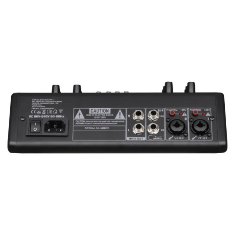 DNA MIX-EFF 4 analogowy mikser dźwięku 4 kanały USB MP3 Bluetooth Phantom +48V DSP EQ efekty dźwiękowe DNA MIX-EFF 4 analogowy mikser dźwięku 4 kanały USB MP3 Bluetooth Phantom +48V DSP EQ efekty dźwiękowe