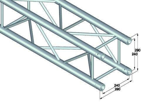 ALUTRUSS - QUADLOCK 6082-2000 kratownica belka aluminiowa - dystrybutor ALUTRUSS - QUADLOCK 6082-2000 kratownica belka aluminiowa - dystrybutor