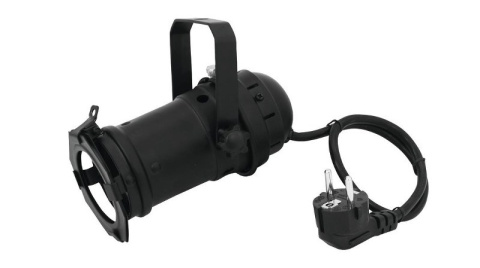 EUROLITE - PAR-16 Spot na żarówkę GU10 black - dystrybutor Eurolite