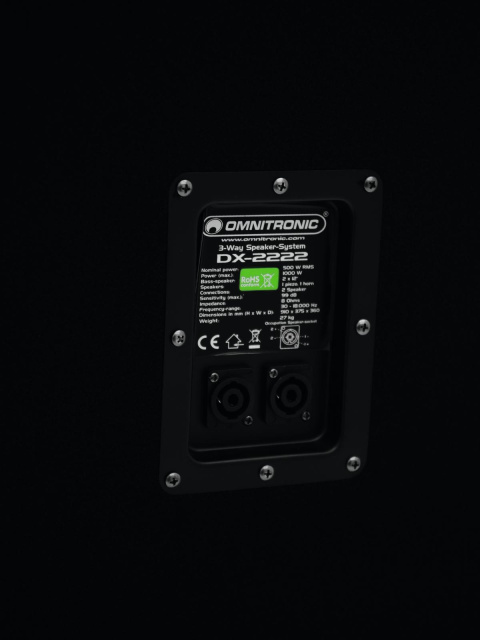 Omnitronic DX-2222 1000W kolumna 3-drożna Omnitronic DX-2222 1000W kolumna 3-drożna