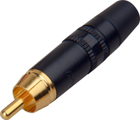 REAN - Wtyk RCA NYS373-0 czarny REAN - Wtyk RCA NYS373-0 czarny