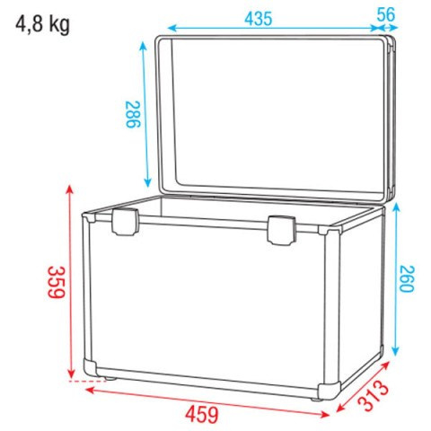 SHOWTEC - Case, Kufer transportowy na 4x Flat Par SHOWTEC - Case, Kufer transportowy na 4x Flat Par