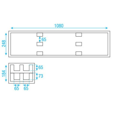 SHOWTEC - Case, kufer transportowy na 4 x LED BAR SHOWTEC - Case, kufer transportowy na 4 x LED BAR