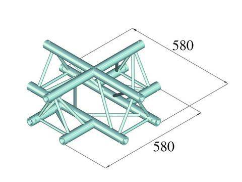 ALUTRUSS DECOLOCK DQ3-PAC41 4-Way Cross Piece - dystrybutor ALUTRUSS DECOLOCK DQ3-PAC41 4-Way Cross Piece - dystrybutor