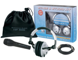 AMERICAN AUDIO - Stage & Studio Kit zestaw mikrofon + słuchawki