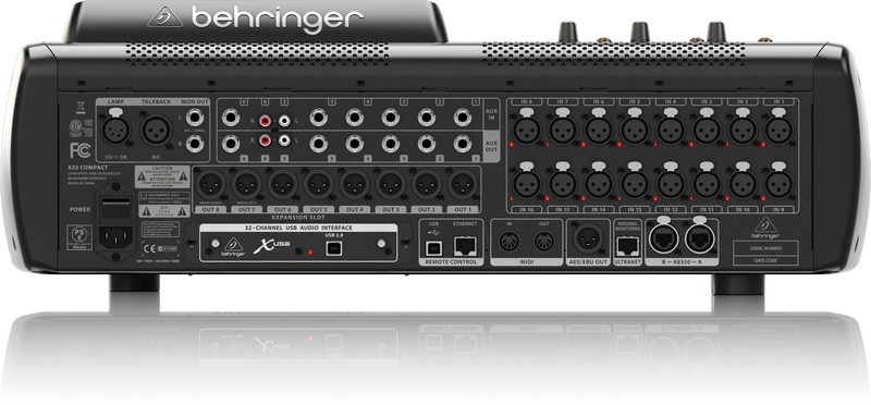 BEHRINGER - X32 COMPACT - konsoleta cyfrowa do zastosowań koncertowych, nagraniowych i studyjnych BEHRINGER - X32 COMPACT - konsoleta cyfrowa do zastosowań koncertowych, nagraniowych i studyjnych